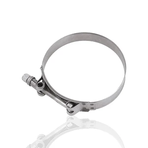 Single-Head Stainless Steel Solid Strong Clamp Heavy Duty Gas Pipe Clamp for Use on Pipes