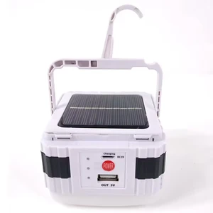 New Design Solar Powered Battery Portable Tent Lamp Lanterns Rechargeable Emergency Outdoor Solar Garden LED Camping Lights