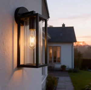 Die-cast Aluminum High Quality Outdoor Waterproof Fixtures Wall Mount Outdoor Wall Lantern Exterior Wall Lamp