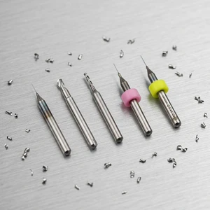 High Precision Mini Twist Drill Bit Set Aluminium for PCB & Metal Steel Drilling with Internal Cooling Custom Diameter & Length
