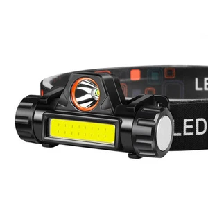 Rechargeable Magnetic Comfort Super Bright Headlamp Removeable With XPE Spotlight COB Floodlight Waterproof Camping Headlamp