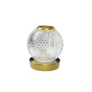 Simple Acrylic Nightlight Bedside Bedroom bar USB Rechargeable Atmosphere Light