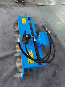 Hydraulic Saw Head with 4 Saw Blades for Excavator Cutting Attachment