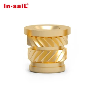 DIN 16903 (G) Bushing Closed Insert Nuts With Disk For Plastics Mouldings - Hex With Shoulder - Type G M3 M4 M5 M6 M8 M10 M12