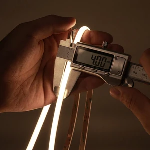 Ultra Narrow 4mm COB LED Strip ETL BIS Certified High Density 480LED/m 12V 24V Seamless Dotless Cabinet Light Cuttable 6W Indoor