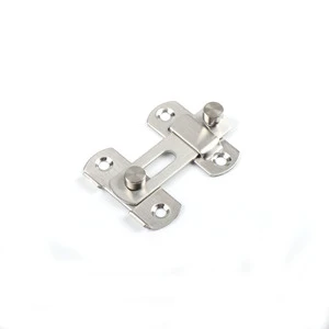 Black Stainless Steel Burglar-Proof Sliding Door Lock Right-Angle Buckle Latch Bolt Furniture Bolt JL-168 Juli Hardware