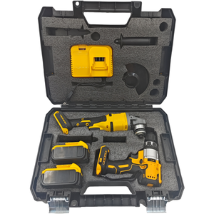 20V Cordless Impact Wrench And Angle Grinder Power Tools Set Customizable OEM 1-Year Household Use Warranty