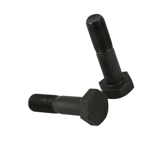 M10 DIY Class 4 Industrial Class 10 Carbon Steel Zinc Galvanized Hex Bolt Nut 2 Nuts Flat Spring Washer DIN933 931