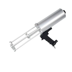 585ml 3:1 Nozzle Spray Guns Pneumatic Caulking Gun with air Pressure Regulator