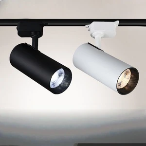 Indoor Light 10W 20W 30W Rotate Adjustable Track Spotlight Led Track Lights