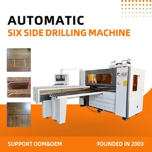 Superstar Wood Boring Machine Six 6 Sides Cnc Drilling Machine 5 Side Boring Hole Drill Machine For Cabinets Furniture Kitchen
