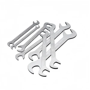 Ultra-Thin 6-32 Polished CRV Auto Repair Wrench Double-Head Torque Open-End Chrome Vanadium Steel Imperial Wrench Set