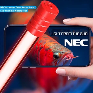 Eco-Friendly T8 30W/40W 6700K 15000K Waterproof Glass Aquarium Lamp Arowana Color Fish Tank Full Spectrum Light