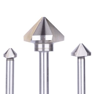 Weix High Quality DIN335C Cylindrical Straight Shank 6mm 3 Flute HSS HRC45 Countersink Drill Bit for Machine Process