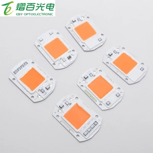 Plant growth light source: Full-spectrum plant growth lamp floodlight source, 50W integrated light source