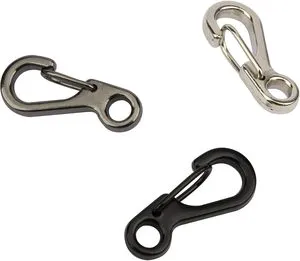 Outdoor EDC Tactical Equipment Quick Hook Metal Zinc Alloy Mini Spring Carabiner Clip Backpack Connecting Umbrella Rope Keychain