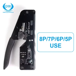 Multipurpose 8P8C Crimping Tool for Cat7 Cat6 Cat5e Network Cable Crimping Pliers