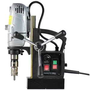 1050W Corded Light Magnetic Drill Press with 32mm Cutters