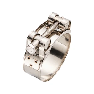 A-304 W4 Heavy Duty Robust Single Bolt Metal Pipe Clamp High Pressure Clamp