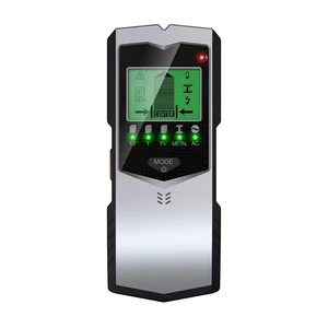 Metal Detector Find Metal Wood Studs AC Cable Wires Depth Tracker Wall Scanner Stud Finder Green Backlit LCD HD Display