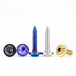 Factory Direct Sales GR5 Titanium Self-tapping Screw M8x1.5 Screws Titanium Surgical Screws