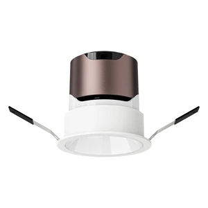 10W Aluminum LED Downlight Recessed Ceiling Lamp, 3000K-6500K Energy Saving Lighting for Home Office Shop