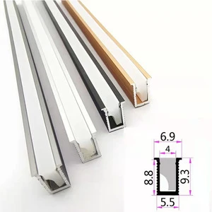 Embedded Induction Aluminum Cabinet Lights-Under-Cabinet & Wardrobe Shoe Wine Display Case Lighting with 50000 Hours Lifespan