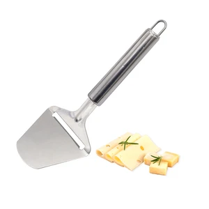 Multifunctional Stainless Steel Handheld Cheese Slicer Planer Cutter for Semi-Soft/Semi-Hard Cheeses Butter Ham Kitchen Tool