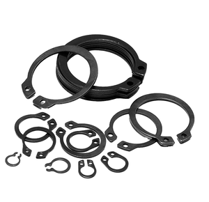 65Mn GB894 Din471 Carbon Steel Black Oxide External Lock Snap Ring Circlip External Retaining Rings for General Industry Shaft