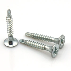 Zinc Plated C1022a Steel Drywall Self Drilling Screws with Bugle Head Phillips Drive Used for Plasterboard & Steel Profiles