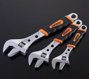 Carbon Steel Small Adjustable Spanner Wrench For Auto Repair Daily Use