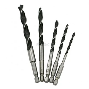 Wood Drill Bit Set 4mm 5mm 6mm 8mm 10mm Wood Plank Hole Special 1/4