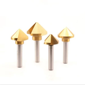 TiN Coating HSSE Chamfering Countersink Drill Bits with 90 Degrees for Drilling