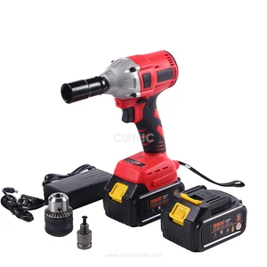 Factory Wholesale Lithium Battery Rechargeable Electric Wrench Cordless High Torque Impact Wrench