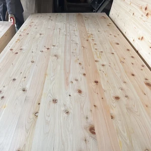 Knots Cypress Wood Board 10mm 12mm Solid Wood Board 4*8ft Japanese Hinoki with Home Decoration