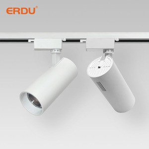 Hot Sale 220V COB LED Track Lamp Iron Material 12W 20W 30W Dimmable Spotlight for Supermarket Warehouse