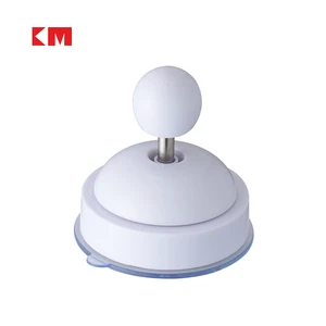 KM Heavy Duty Plastic Wall Hanger Powerful Vacuum Suction Cup Hook Free Punching for Bathroom Shower