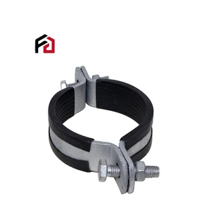 Hot Selling Carbon Steel Zinc Finish O-shaped Pipe Clamp Tubing Clip for Unistrut Channel Fittings 20mm Diameter Pipe-hanger