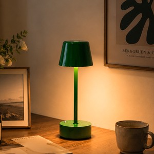Contemporary Modern Iron Art Mushroom LED Table Lamp Touch Control Battery Powered Wireless Dimmable Night Light Bedroom