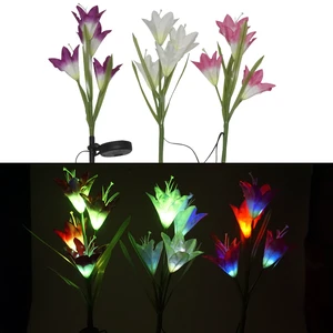 Solar Power Led Flowerpot Light Waterproof Outdoor Led Decorative Garden Lamp High Quality Sensor Lights Flowerpot Lantern
