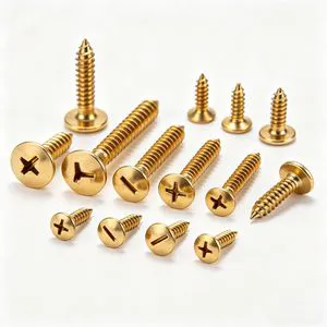 Custom Combination Drive Screws Brass Pan Head Slotted Phillips M3 M4 For Electrical Terminal Marine Grade