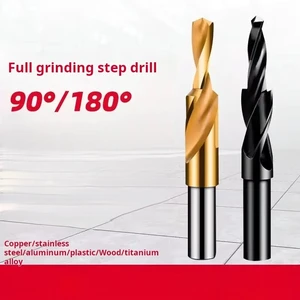 High-Speed Steel M3-M12 Drill Bit Blanks Countersunk Head Screw Chamfered Ladder Twist Inging Platform for Diverse Bit Sizes