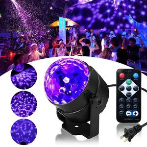 Remote Control LED MP3 DJ Club Pub Disco Party Music Magic Ball Stage Effect Light