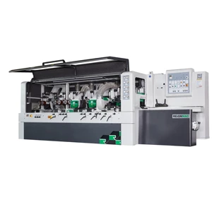 New Automatic Woodworking Moulding Machine With 4/Four Side Squaring Planer Featuring A Core Engine And Motor Component