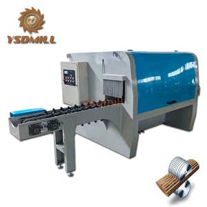 Wood Plank Multi Round Log Multiple Rip Saw Machine Wood Cutting Log Multiblade Ripsaw