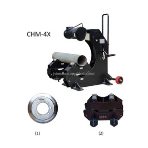 219mm Upto 530mm Cold Hydraulic Steel Pipe Cutting Cutter Electric Stainless Steel Pipes Cutting Tool Max Wall Thickness 12mm