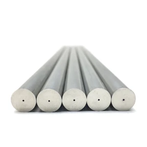 Best Selling Single Straight Hole Tungsten Carbide Rod High Wear Resistance 91.8HRA Hardness UP20 Alloy Customizable OEM Metal
