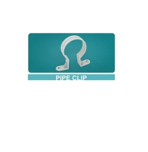 Strong SWR Single Pipe Clip Reliable PP Plastic Plain Finish Secure Installation Drainage Pipes Soil Waste Rainwater OEM FITWELL