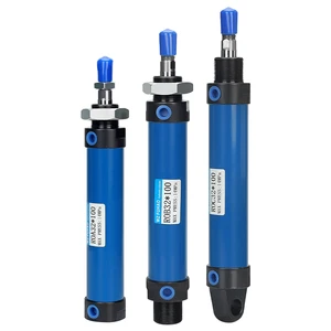 Hot-selling ROB ROA ROC Series Mini Hydraulic Lifting Cylinder Round Double-acting Telescopic Piston Single-acting Spring Return
