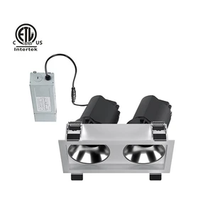 COB Double Head Light LED COB Downlight Adjust Down Lights Design for Bedroom Living Room Hall